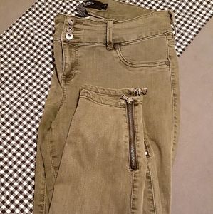 Torrid olive green jeggings